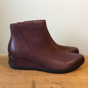 Dansko Burgundy Ankle Boots
